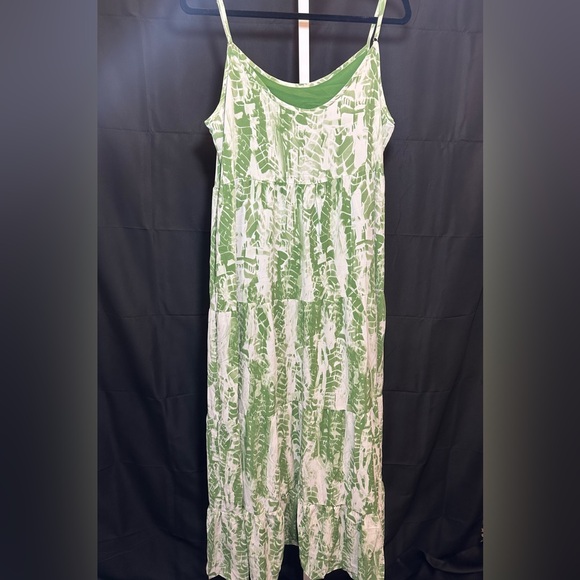 PRETTYGARDEN Spaghetti Strap, Scoop Neck, Maxi flowy boho, with Pockets - Picture 7 of 9